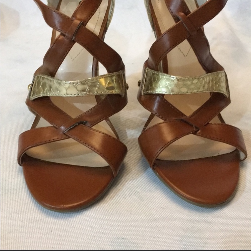 Strapped cute heels